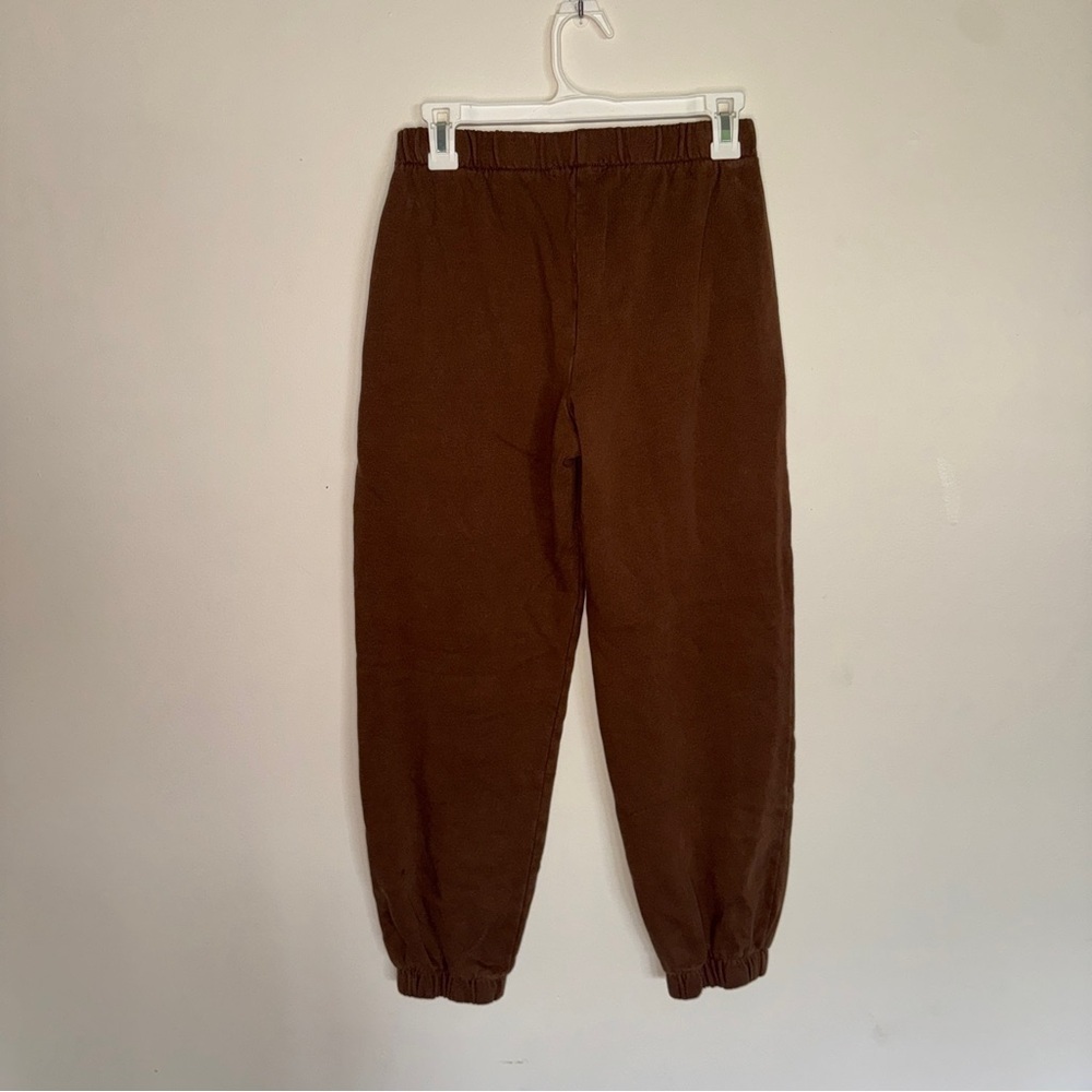 Brandy Melville Brown Jogger Sweatpants OS - Picture 5 of 5